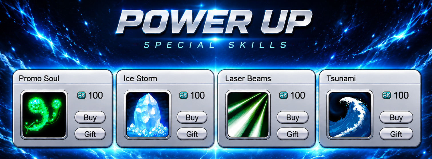 ปรับราคา และ เพิ่มไอเทม SeaWave / Laser / Storm