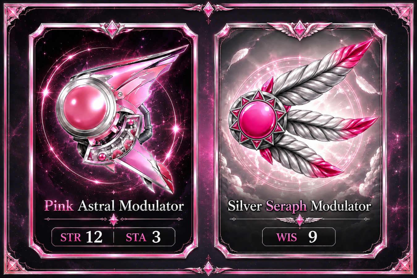 ไอเทมใหม่ Pink Astral Modulator/Silver Seraph Modulator